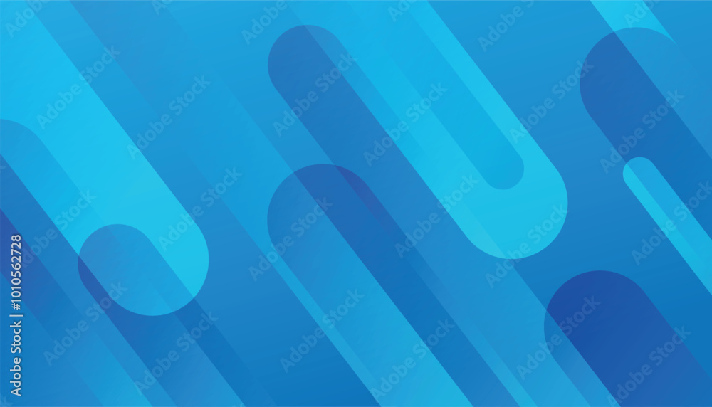 Aufkleber Modern background design. Blue abstract background. geometric shapes. cool background design for banners, wallpapers, brochure, posters. vector illustration