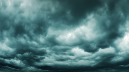 Obraz premium Dark Storm Clouds Overcast Sky Formation