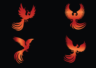 Unique phoenix icon