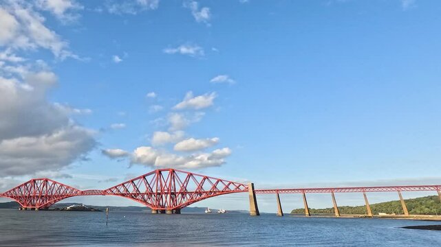 Timelapse of Forth Bridge at Sunset