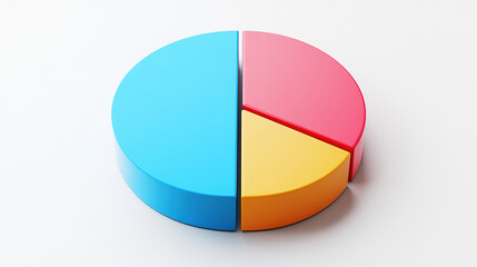 Obraz premium pie chart illustration