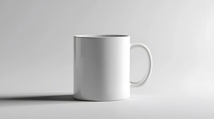 Obraz premium mug mockup with a white background
