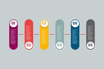 Round Shape Modern Infographic design template