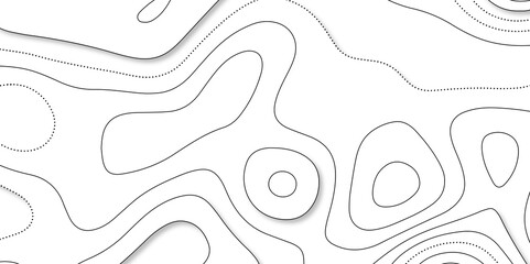 Abstract lines background. Contour maps. Vector illustration. The stylized height of the topographic map contour in lines and contours isolated on transparent. technology topo landscape grid map text