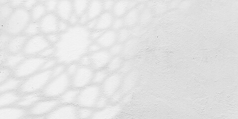 Abstract Arabesque shadow background with traditional ornaments and cement wall texture, Islamic...