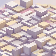 Fototapeta premium pastel cubes background