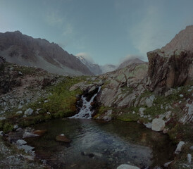 mountain river in the mountains
