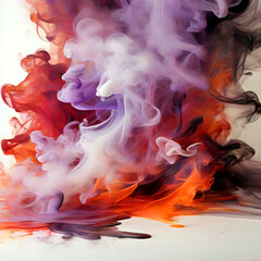 Obraz premium colorful smoke