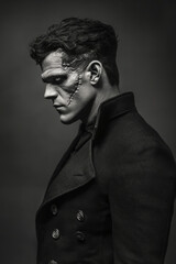 Modern Frankenstein portrait