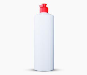 Realistic Liquid Cleanser Soap Bottle white color
