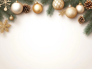 Christmas New Year background. Festive Xmas composition