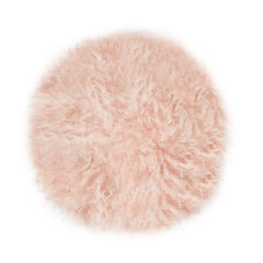 fur texture isolated on white