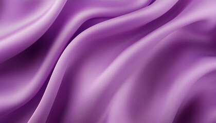 Obraz premium A close-up view of flowing purple satin fabric, showcasing its smooth texture and elegant draping.