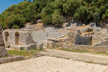 Sarande, Albania 7-30-2024 Butrint National park south of Sarande, is a UNESCO heritage side with...