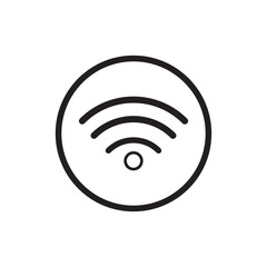 Wi-Fi icon. wifi vector design.