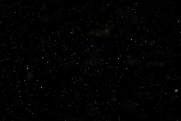 Dust Stock Image In Black Background