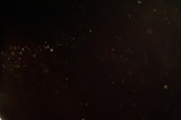 Dust Stock Image In Black Background