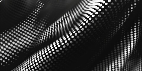 This texture showcases a striking arrangement of black and white halftone dots, creating a dynamic grunge effect that adds a unique style. Ideal for various design applications.