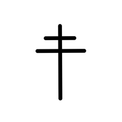 Christian Cross, Collection of different cross vector icons