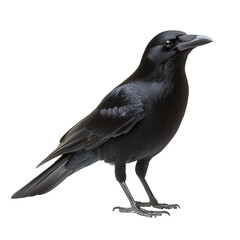 Obraz premium Carrion Crow isolated on transparent or white background