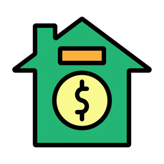 House Vector Filled Icon Design