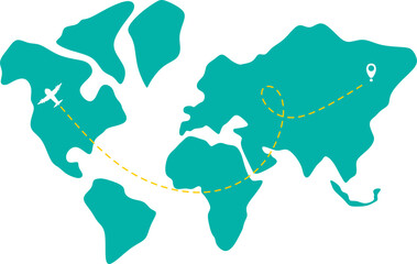 World Travel Route