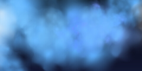 Panoramic abstract pink blue sky background. Skyscape with fluffy clouds. Gradient fantasy paradise background.