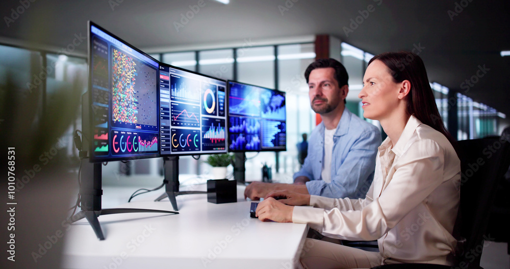 Poster kpi business analytics data dashboard