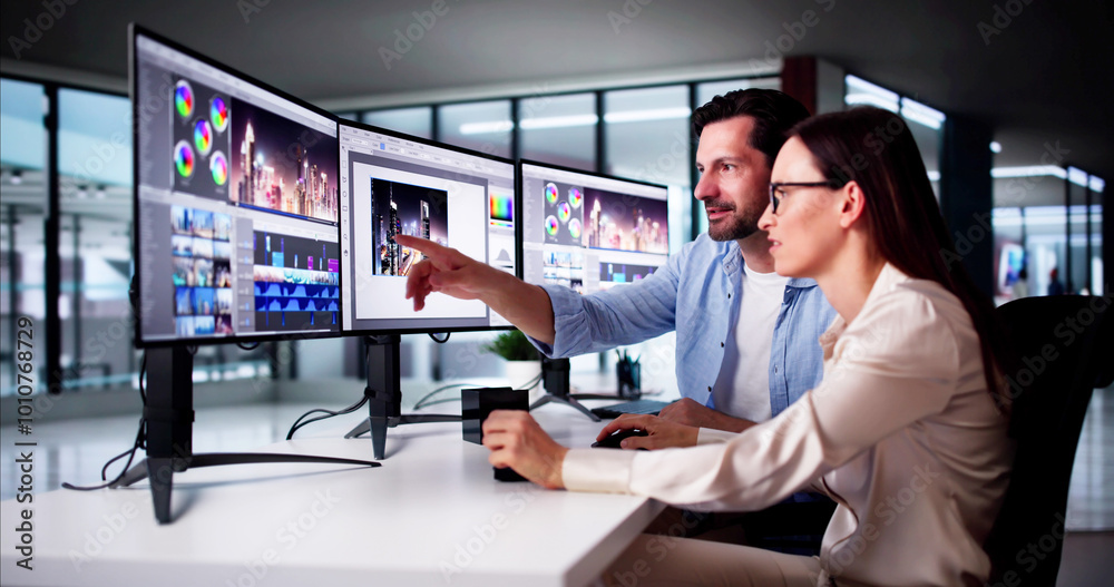 Poster video editor computer software