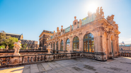 Zwinger palace. Dresden, Saxony, Germany.