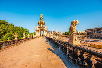Fototapeta premium Zwinger palace. Dresden, Saxony, Germany.