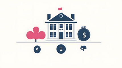 Obraz premium Comparing Interest Savings on Traditional Loans