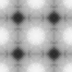 Abstract geometric black and white hipster fashion gradient pattern, fabric decor with polygonal form