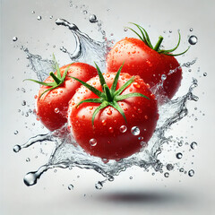 tomatoes in water