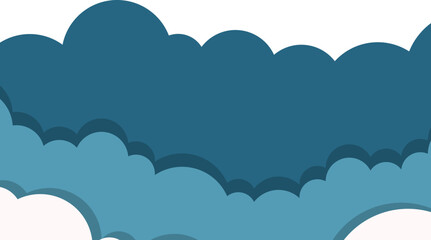 Cloud Papercut Frame