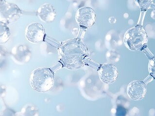 Captivating Motion of Water Molecules Representing the Energy and Life Within