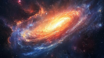 Fototapeta premium Stellar Cosmic Swirl