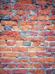 old brick wall photo 