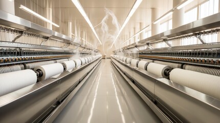 Obraz premium Silk factory