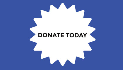 Donate today web banner templates. Vector Illustration 
