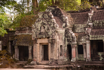 Angkor ancient temple ruins in Cambodia