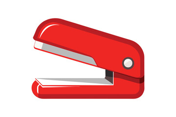 Red stapler vector illustration, Red stapler vector 