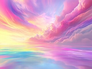 Vibrant Abstract Color Wave Gradient for Creative Backgrounds and Designs.