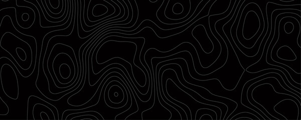 Abstract Topographic Contour Map Background Featuring Wavy Lines and Geometric Patterns for Modern Vector Design
