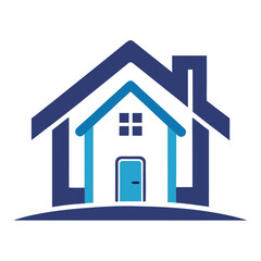 A house vector icon logo