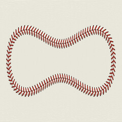 Close-up of baseball ball. Advertising for Sports, Sports Betting, Baseball match. Modern stylish abstract ball.