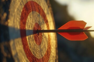 Arrow Hitting the Bullseye