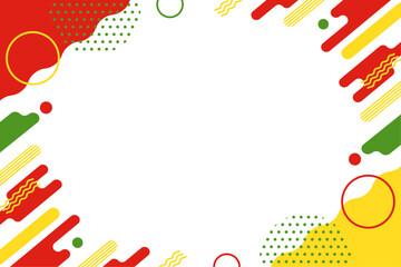 クリスマス　幾何学フレーム