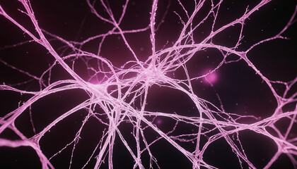 Digital anatomy, blood and nervous system, connections, biology, colorful