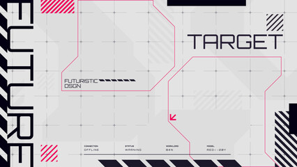 abstract futuristic background with cyberpunk style design